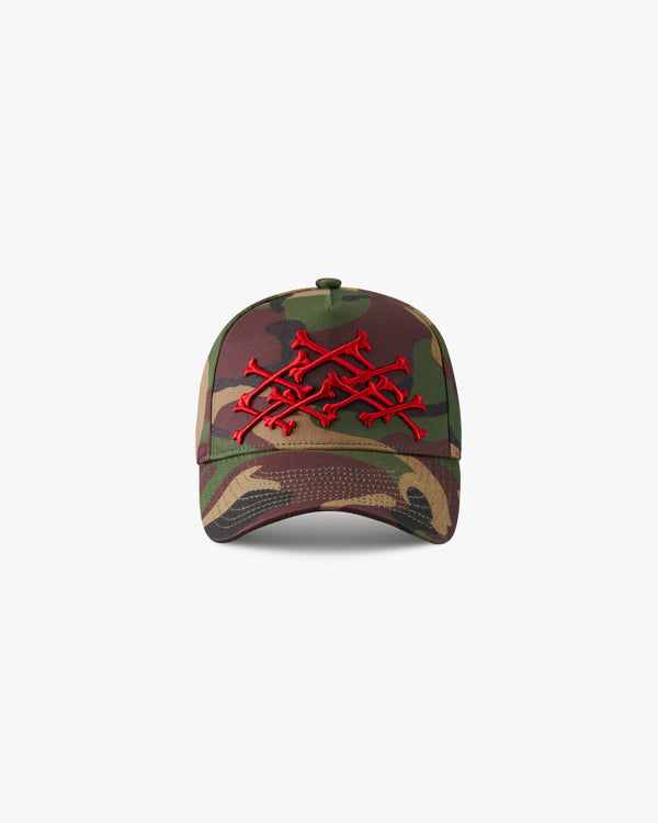 BONES CAMO TRUCKER HAT