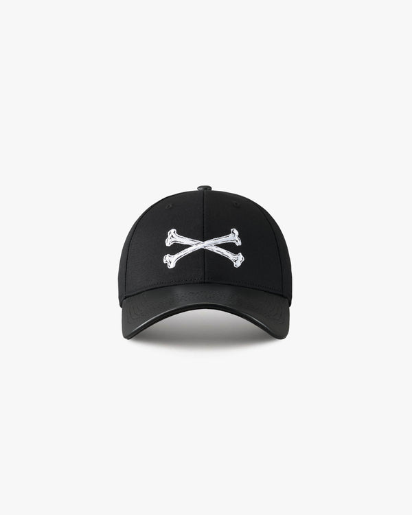 CROSSBONE LAMBSKIN BRIM HAT