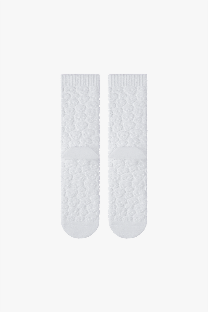 NOWORDS 3D WHITE SKULL SOCKS