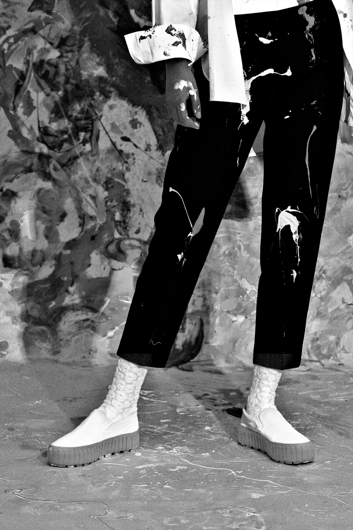 NOWORDS 3D WHITE SKULL SOCKS