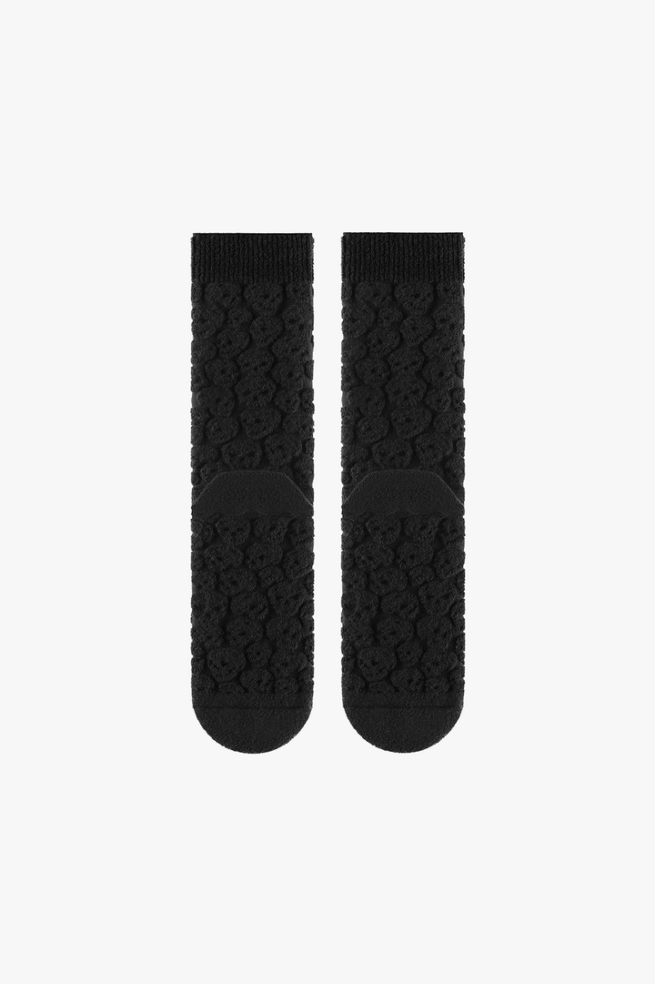 NOWORDS 3D BLACK SKULL SOCKS