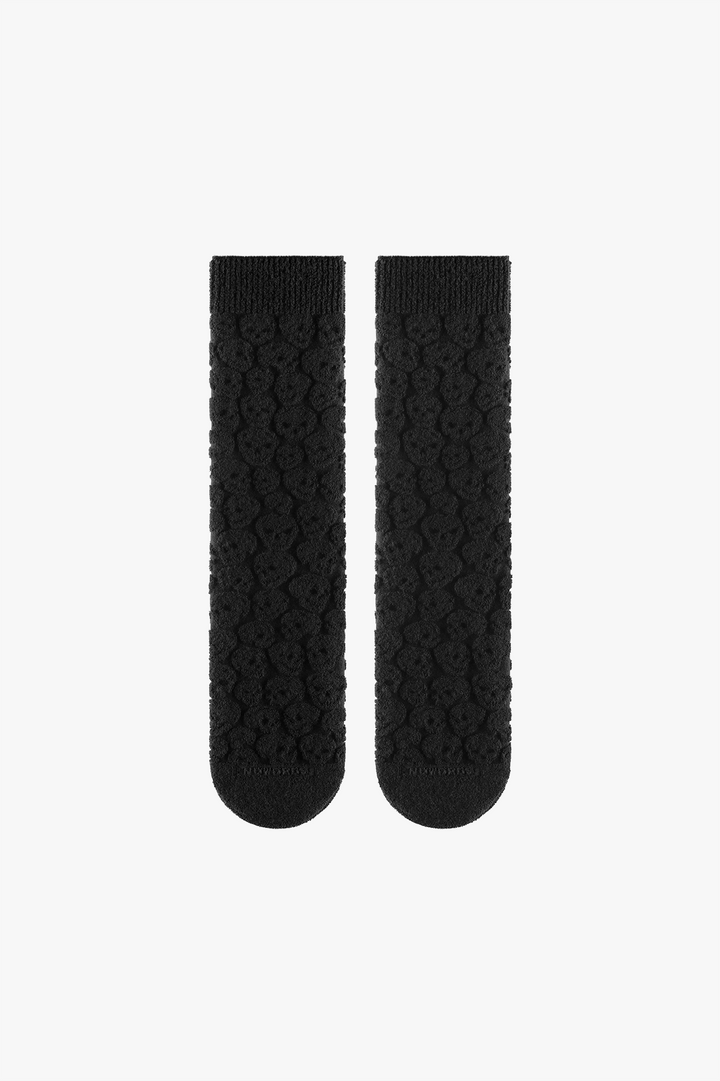 NOWORDS 3D BLACK SKULL SOCKS